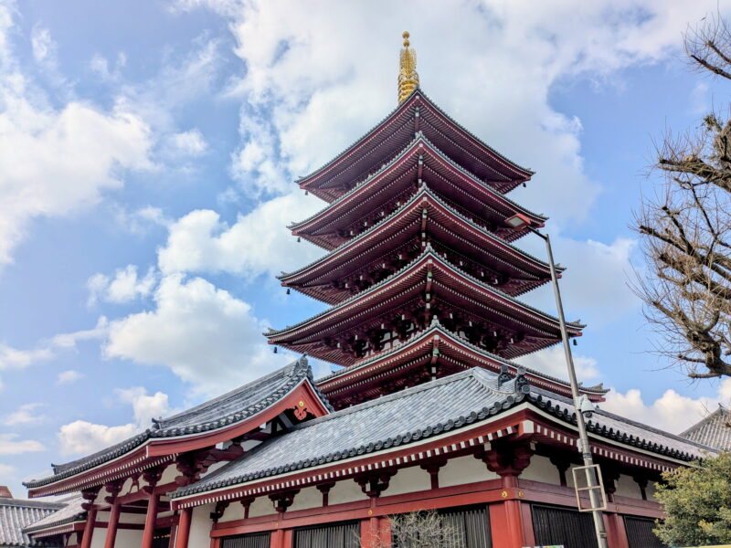 浅草寺の五重の塔