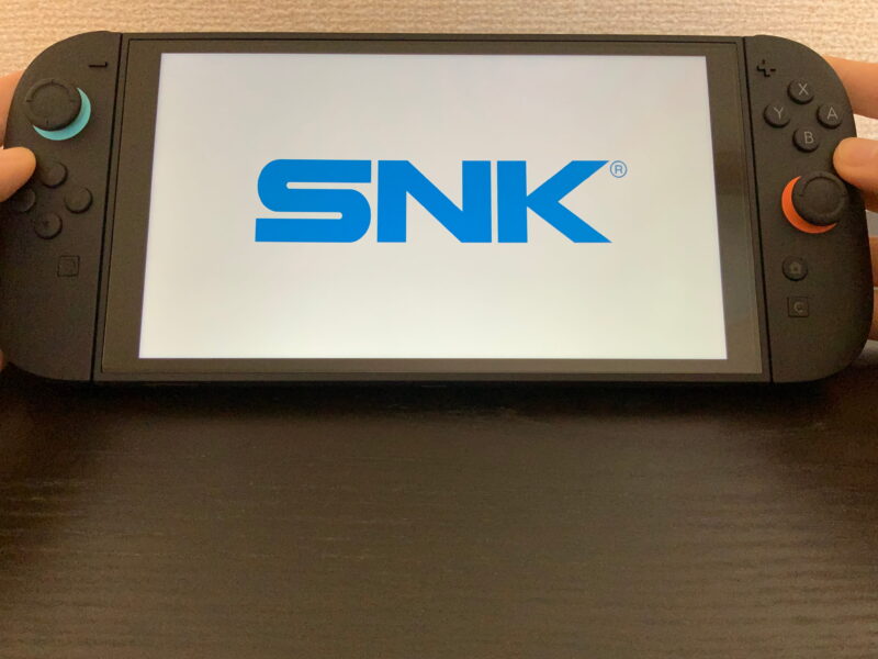 Switch版「サムライスピリッツ ネオジオコレクション」を起動する様子