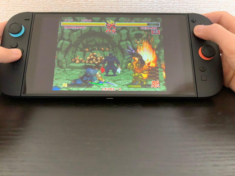 Switch版「サムライスピリッツ ネオジオコレクション」ゲーム画面