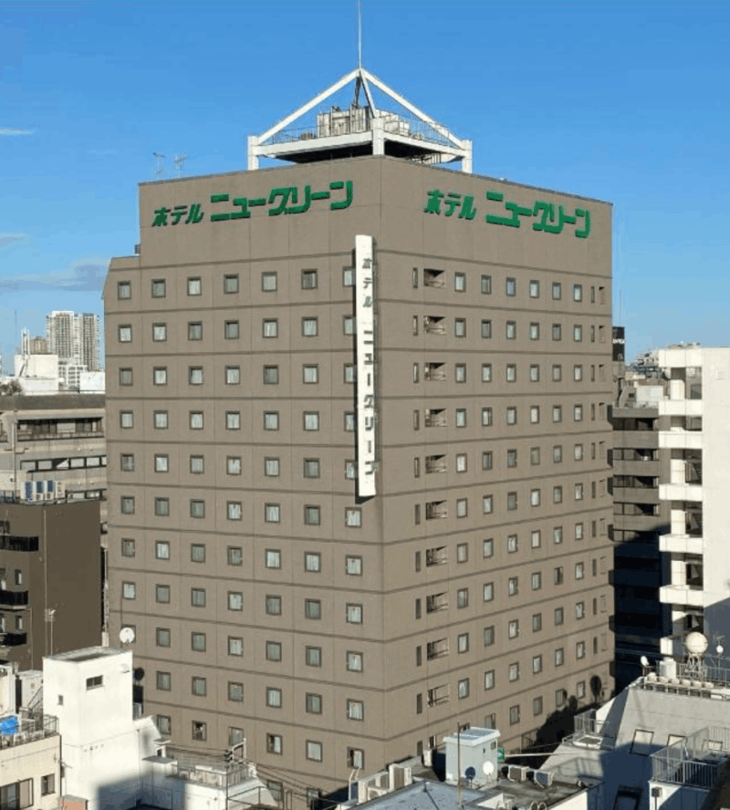 ホテル ニューグリーン御徒町の外観